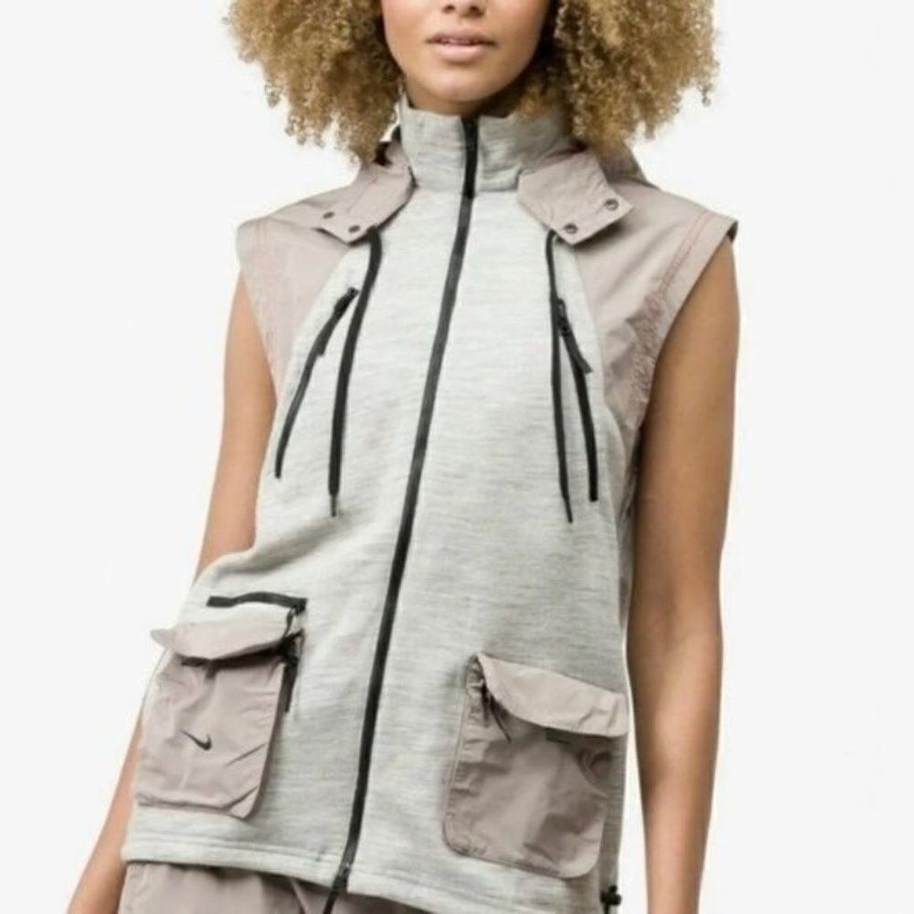 Nike Women’s AAE 3.0 Vest in Sepia Stone New - Picture 6 of 16